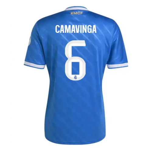 Billige Fotballdrakt Real Madrid Eduardo Camavinga #6 Replika Tredjedrakt 2025-26 Kortermet Billige Fotballdrakt Real Madrid Eduardo Camavinga #6 Replika Tredjedrakt 2025-26 Kortermet